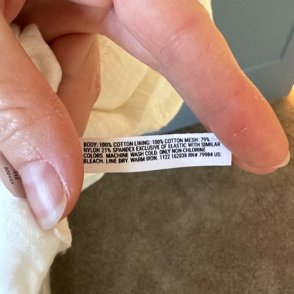 NWT Soma White Smocked Maxi Invisible Support Dress - Picture 7 of 9